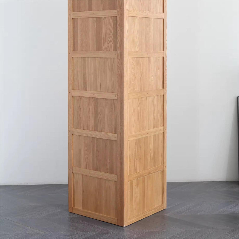 Practical Corner Bookshelves Decoration Solid Oak Wood Bookshelf Storage Rack