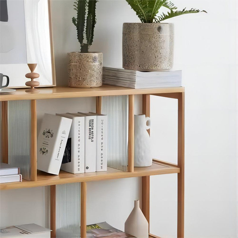 Wooden Cabinet Home Lower Size Office Furniture Design Glass Partition Executive Student Bookshelf
