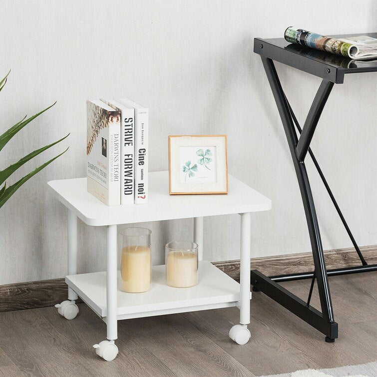 14.5'' H x 19'' W Printer Stand with Wheels