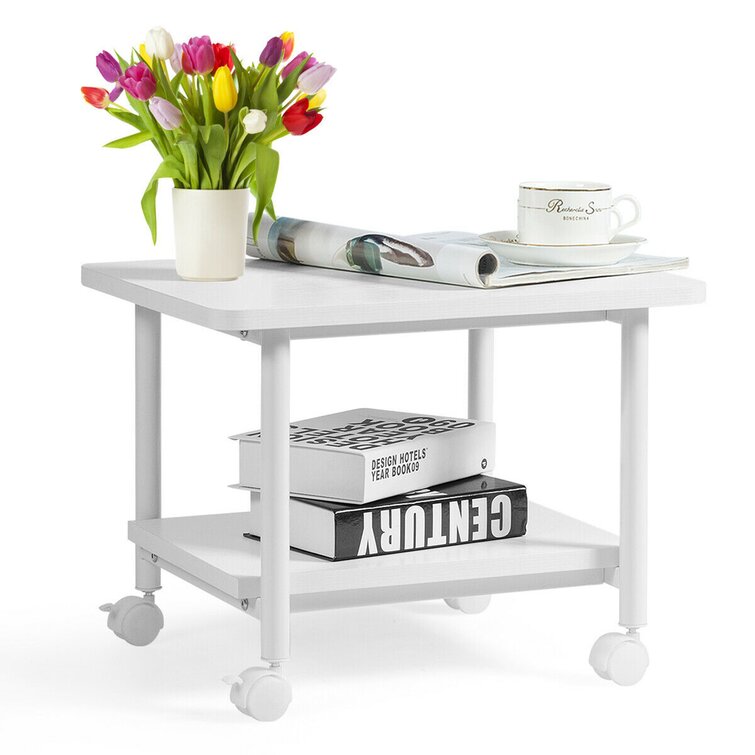 14.5'' H x 19'' W Printer Stand with Wheels