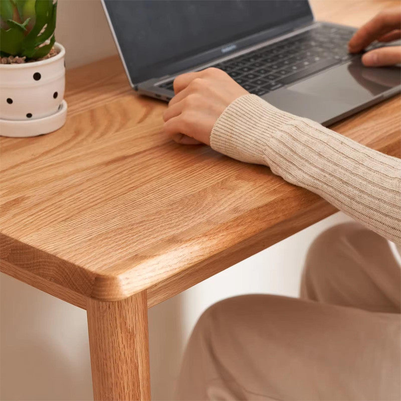 Homemade Computer Desk Solid Oak Wood Creativity Study Desk Reading Desk
