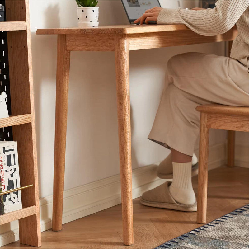 Homemade Computer Desk Solid Oak Wood Creativity Study Desk Reading Desk