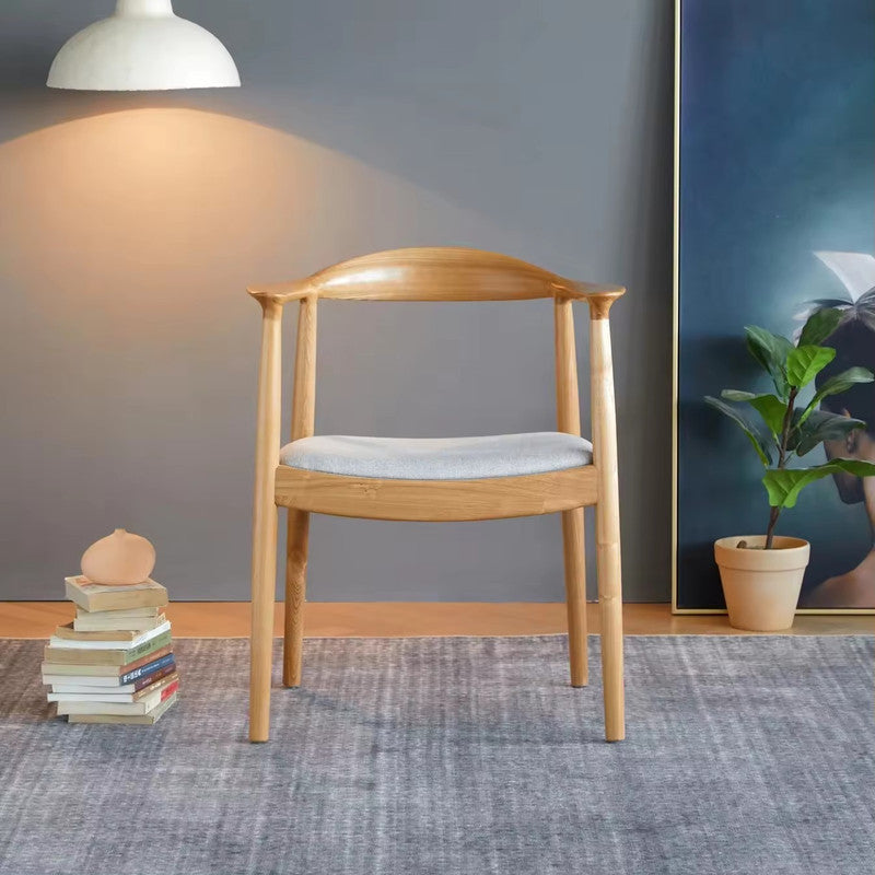 Cozy Modern Study Room Chairs Solid Ash Wood Study Chair
