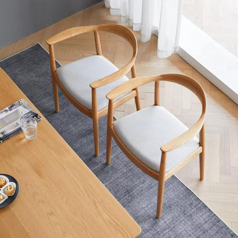 Cozy Modern Study Room Chairs Solid Ash Wood Study Chair