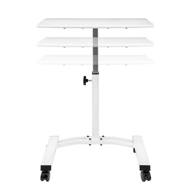24'' W Rolling Desk or Stand with Wheels
