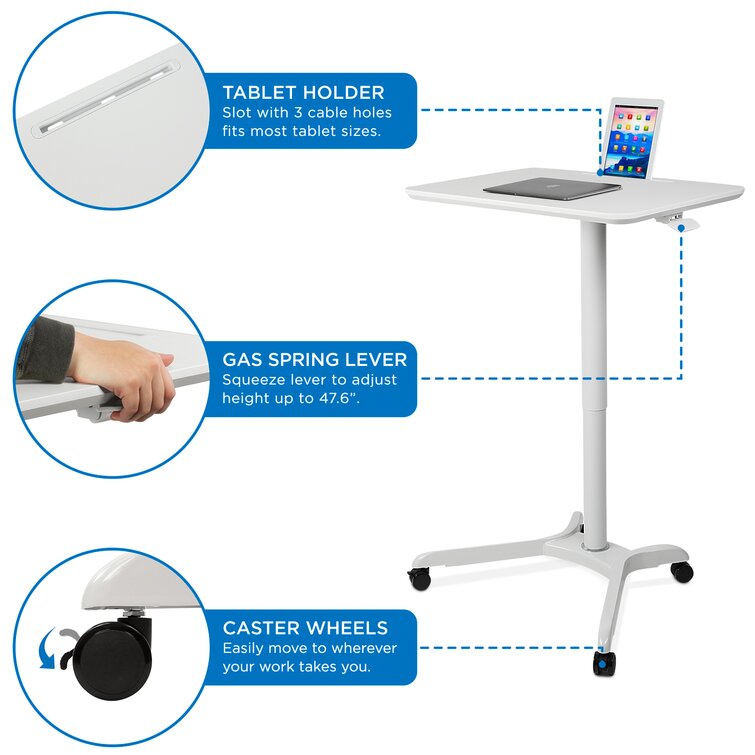 Standing Mobile Laptop Cart