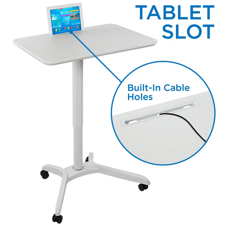 Standing Mobile Laptop Cart
