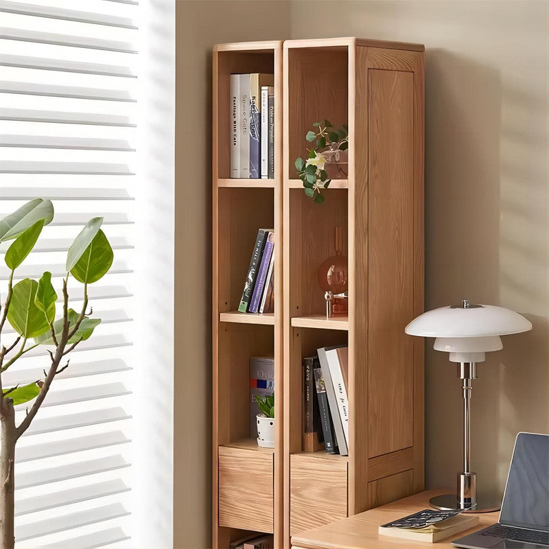 Solid Wood Bookshelf Office Cabinet Bookcase Combination (set of 2)