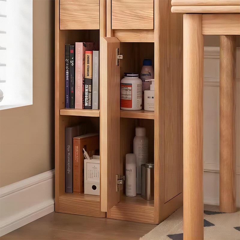 Solid Wood Bookshelf Office Cabinet Bookcase Combination (set of 2)