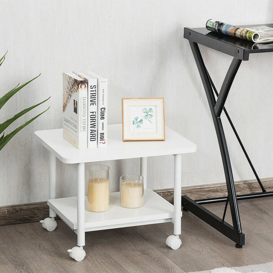 14.5'' H x 19'' W Printer Stand with Wheels