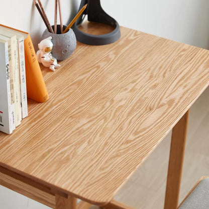 Modern Style Executive Desk Solid Oak Wood Folding School Study Desk