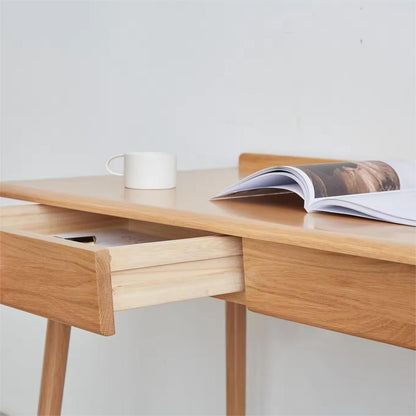 Study Table and Chair Student Desk Solid Oak Wood Study Desk