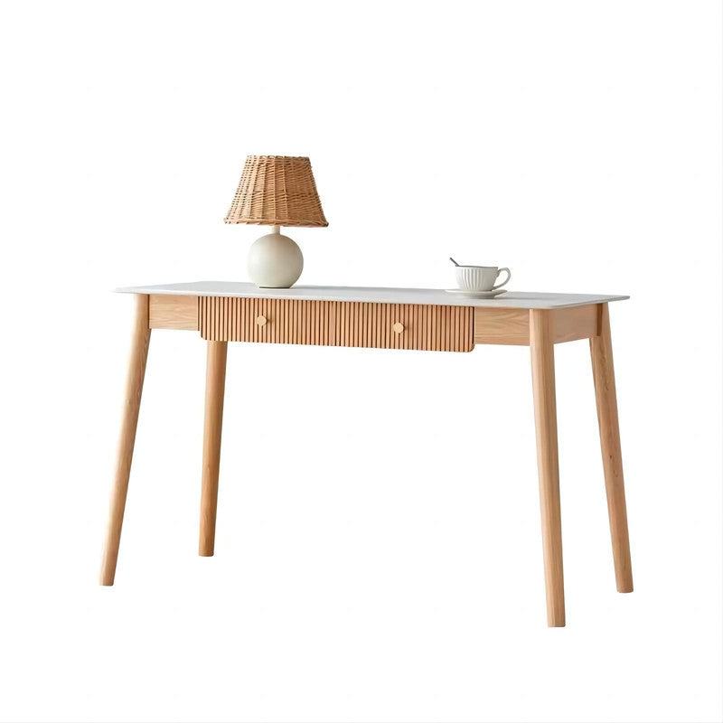 Solid Oak Wood Desk Study Room Furniture Study Table Office Table