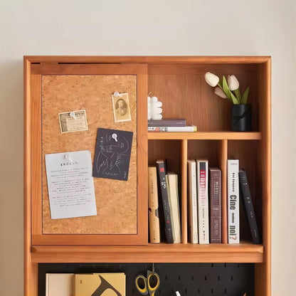 Home Study Room Desk with Bookshelf Study Table