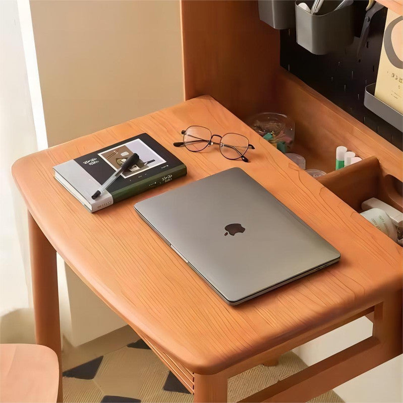 Home Study Room Desk with Bookshelf Study Table