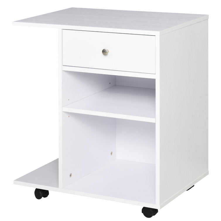 27'' H x 23.5'' W Printer Stand with Wheels