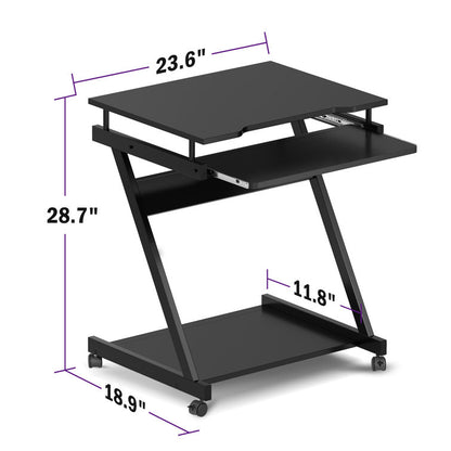 28.7'' H Laptop/Computer Cart or Stand with Wheels