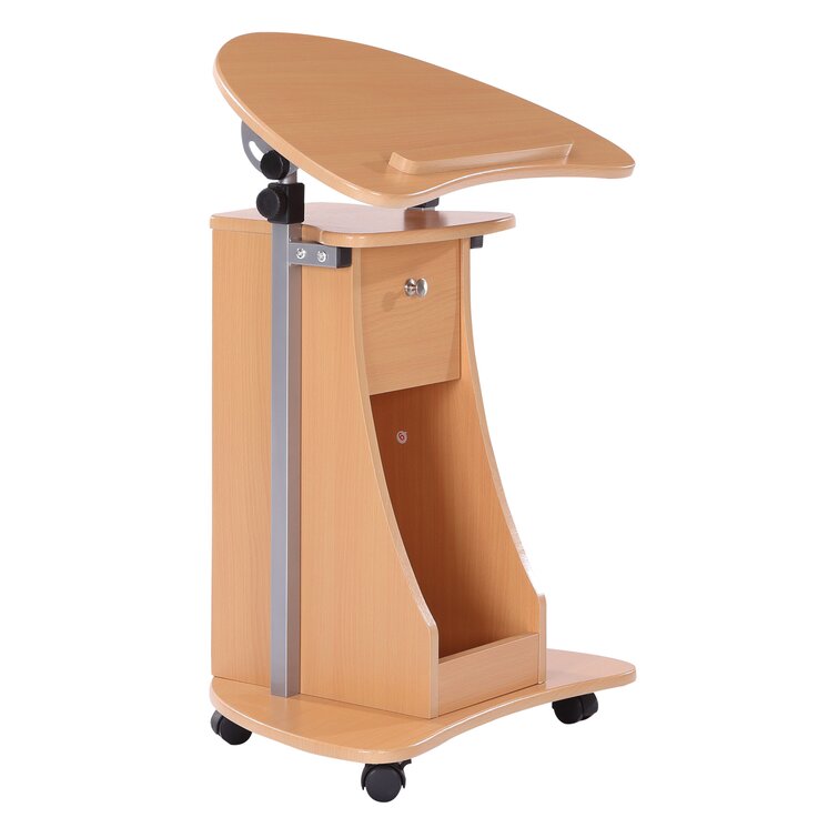 31.5'' H x 15.7'' W Laptop/Computer Cart or Stand with Wheels