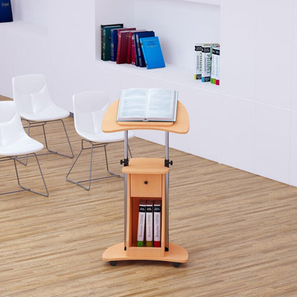 31.5'' H x 15.7'' W Laptop/Computer Cart or Stand with Wheels