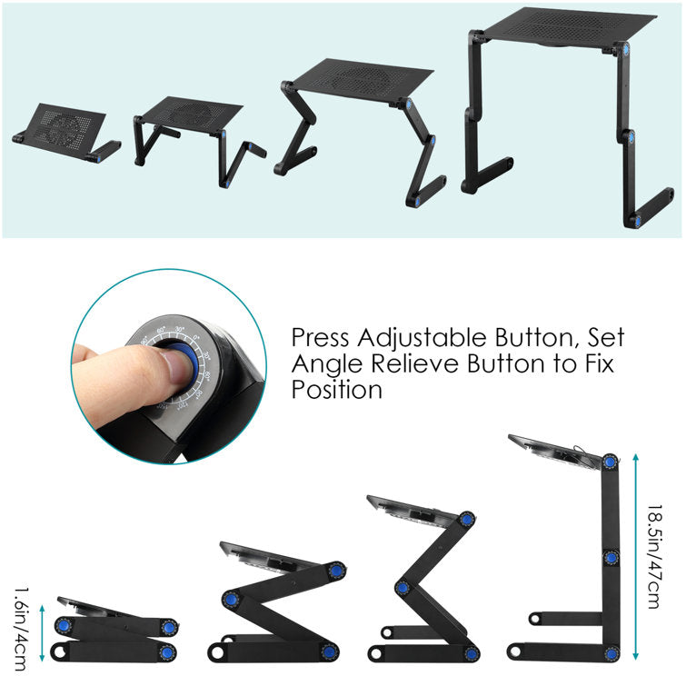 Adjustable Laptop Cart Stand