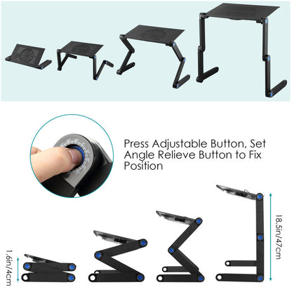 Adjustable Laptop Cart Stand