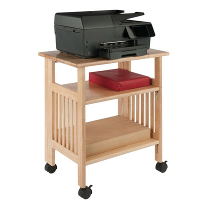 27.2'' H x 24'' W Printer Stand with Wheels